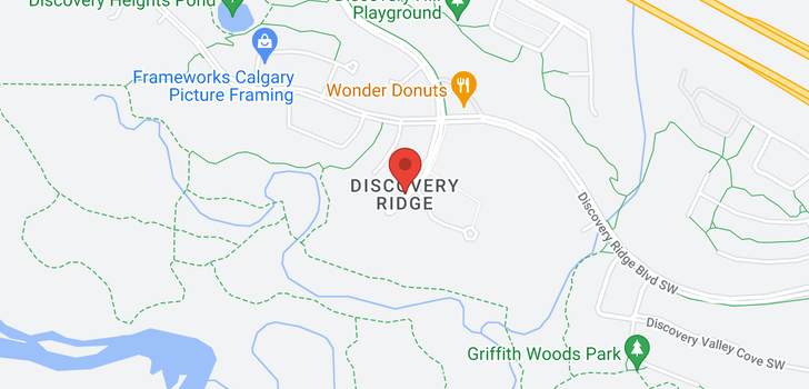 map of 85 DISCOVERY RIDGE GD SW